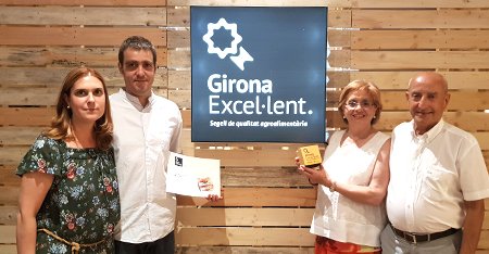 Anela Fruits, ganadora del sello de calidad agroalimentaria Girona Excel·lent por segundo año consecutivo